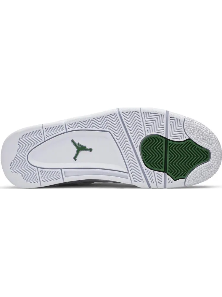 Кроссовки Air Jordan 4 Retro Green Metallic — изображение 4 из 8, белый
