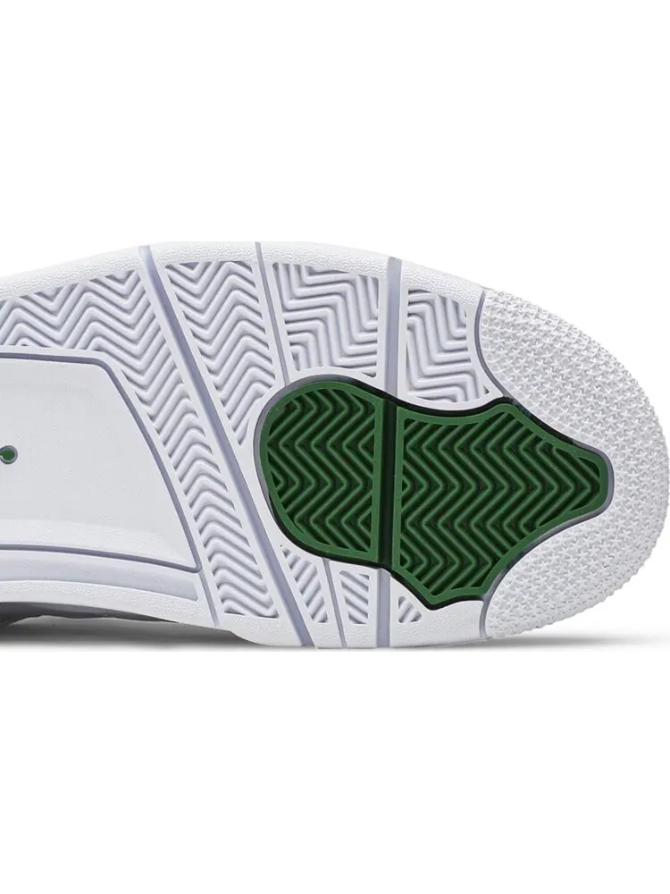 Кроссовки Air Jordan 4 Retro Green Metallic — изображение 5 из 8, белый
