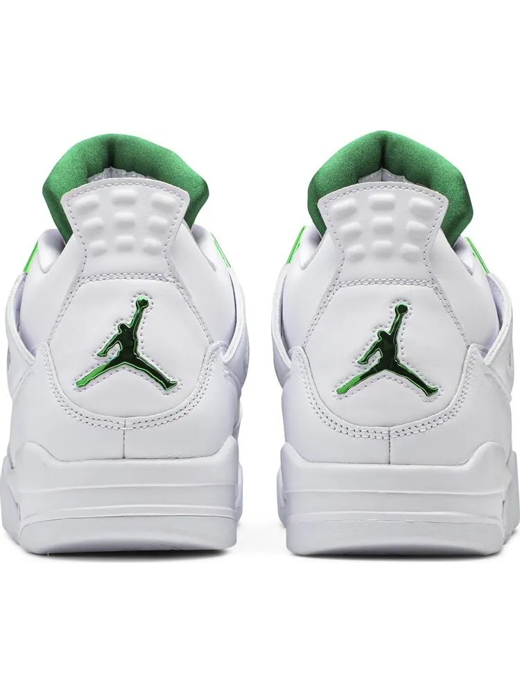 Кроссовки Air Jordan 4 Retro Green Metallic — изображение 6 из 8, белый