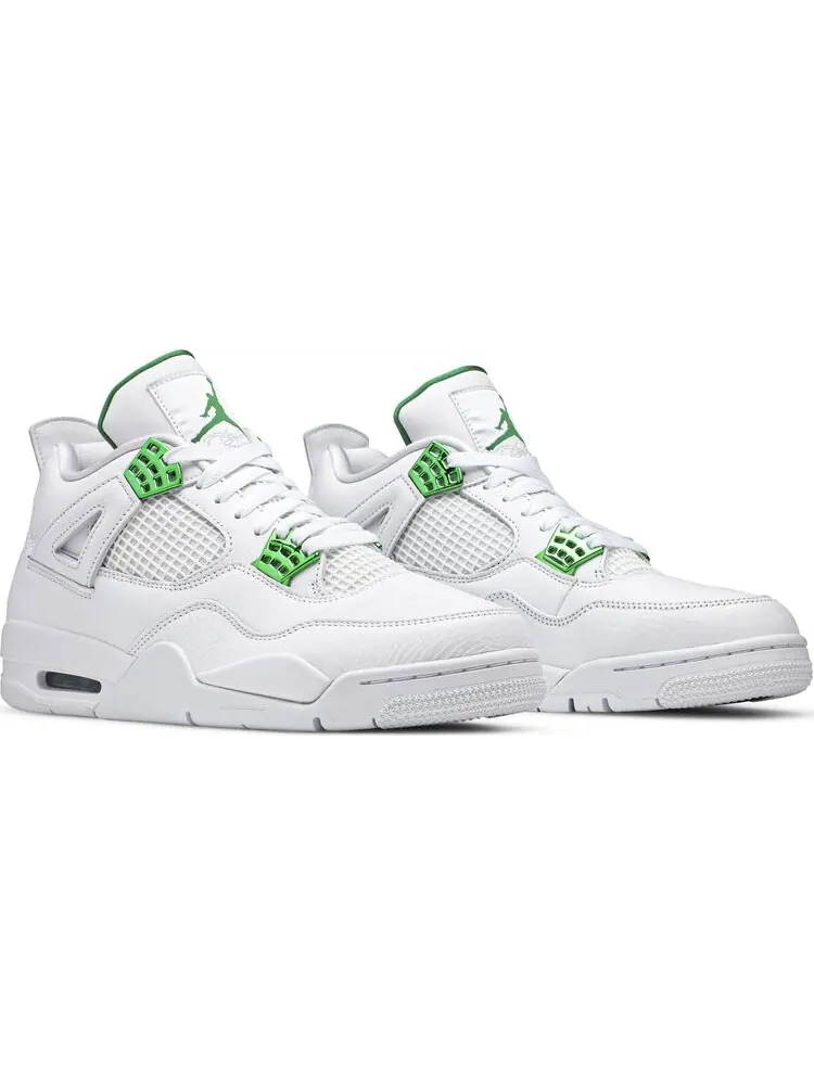 Кроссовки Air Jordan 4 Retro Green Metallic — изображение 8 из 8, белый