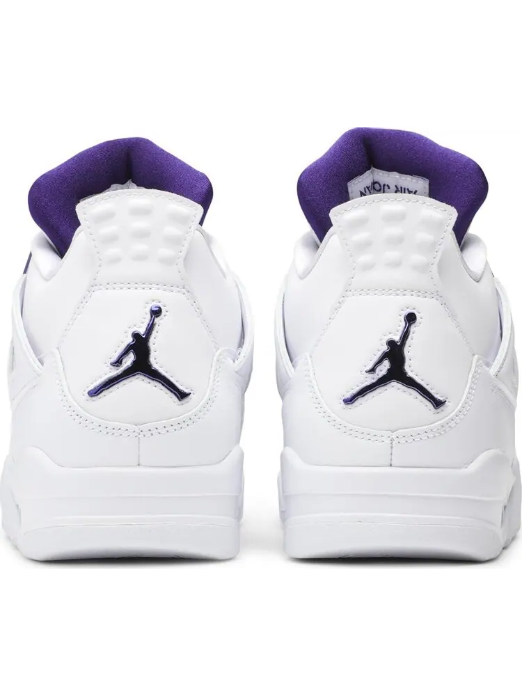Кроссовки Air Jordan 4 Retro Purple Metallic — изображение 6 из 8, белый