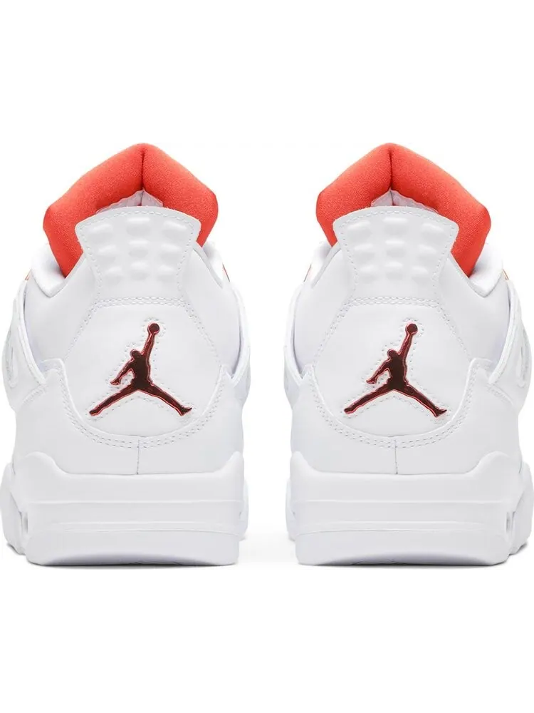 Кроссовки Air Jordan 4 Retro Orange Metallic — изображение 6 из 8, белый