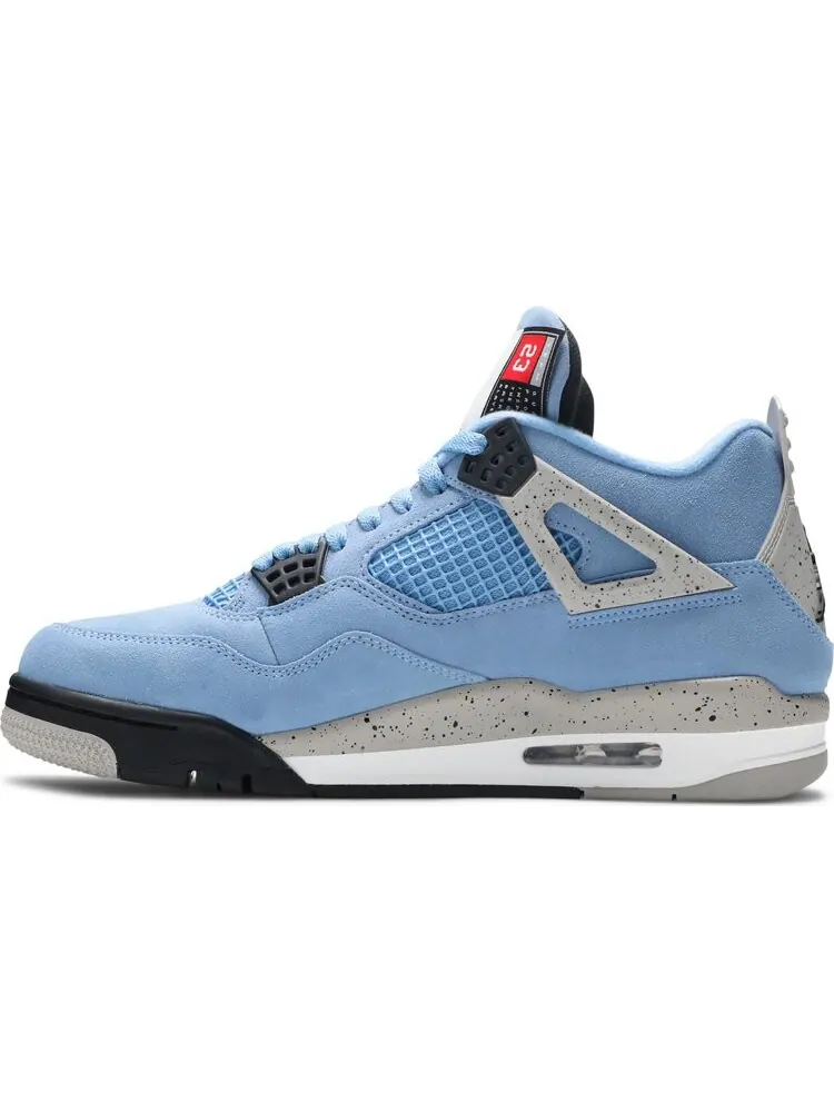 Кроссовки Air Jordan 4 Retro University Blue — изображение 3 из 10, синий