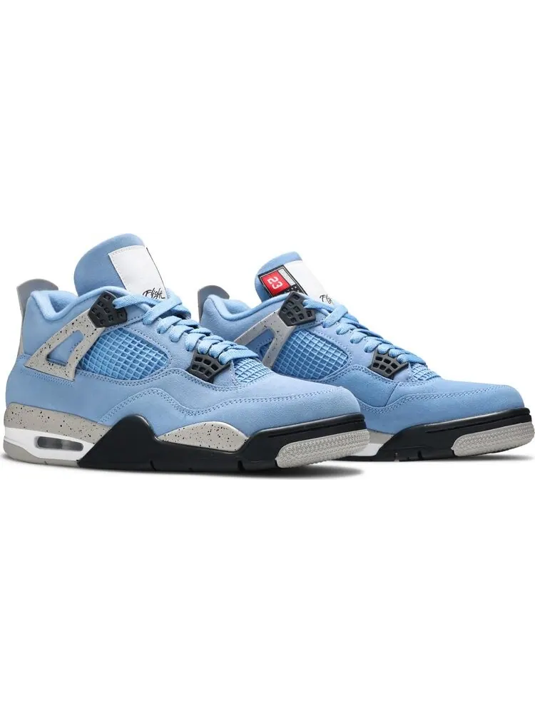 Кроссовки Air Jordan 4 Retro University Blue — изображение 8 из 10, синий