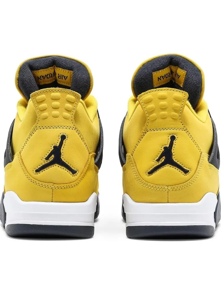 Кроссовки Air Jordan 4 Retro Lightning 2021 — изображение 6 из 10, желтый