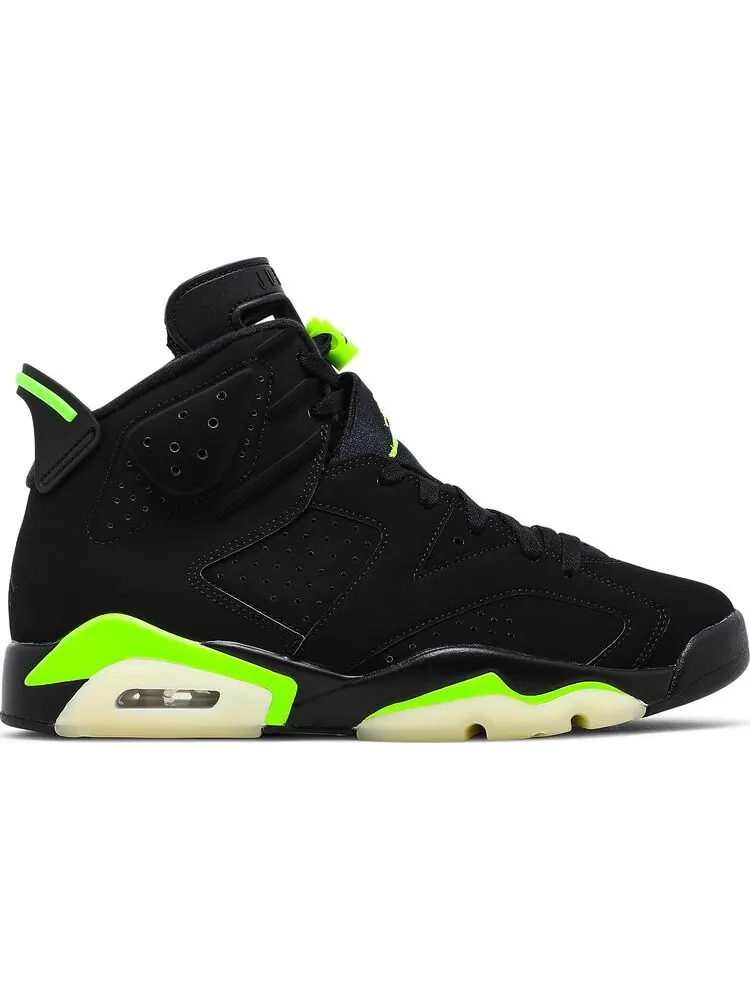 Кроссовки Air Jordan 6 Retro Electric Green — изображение 1 из 10, черный