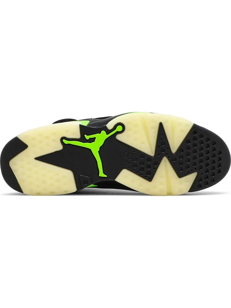 Кроссовки Air Jordan 6 Retro Electric Green — изображение 4 из 10, черный