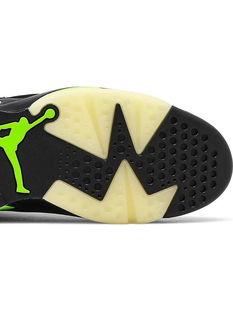 Кроссовки Air Jordan 6 Retro Electric Green — изображение 5 из 10, черный