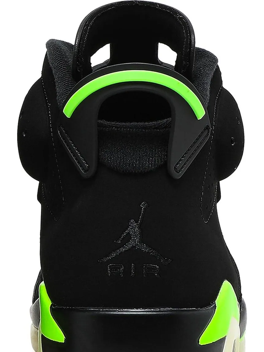 Кроссовки Air Jordan 6 Retro Electric Green — изображение 7 из 10, черный