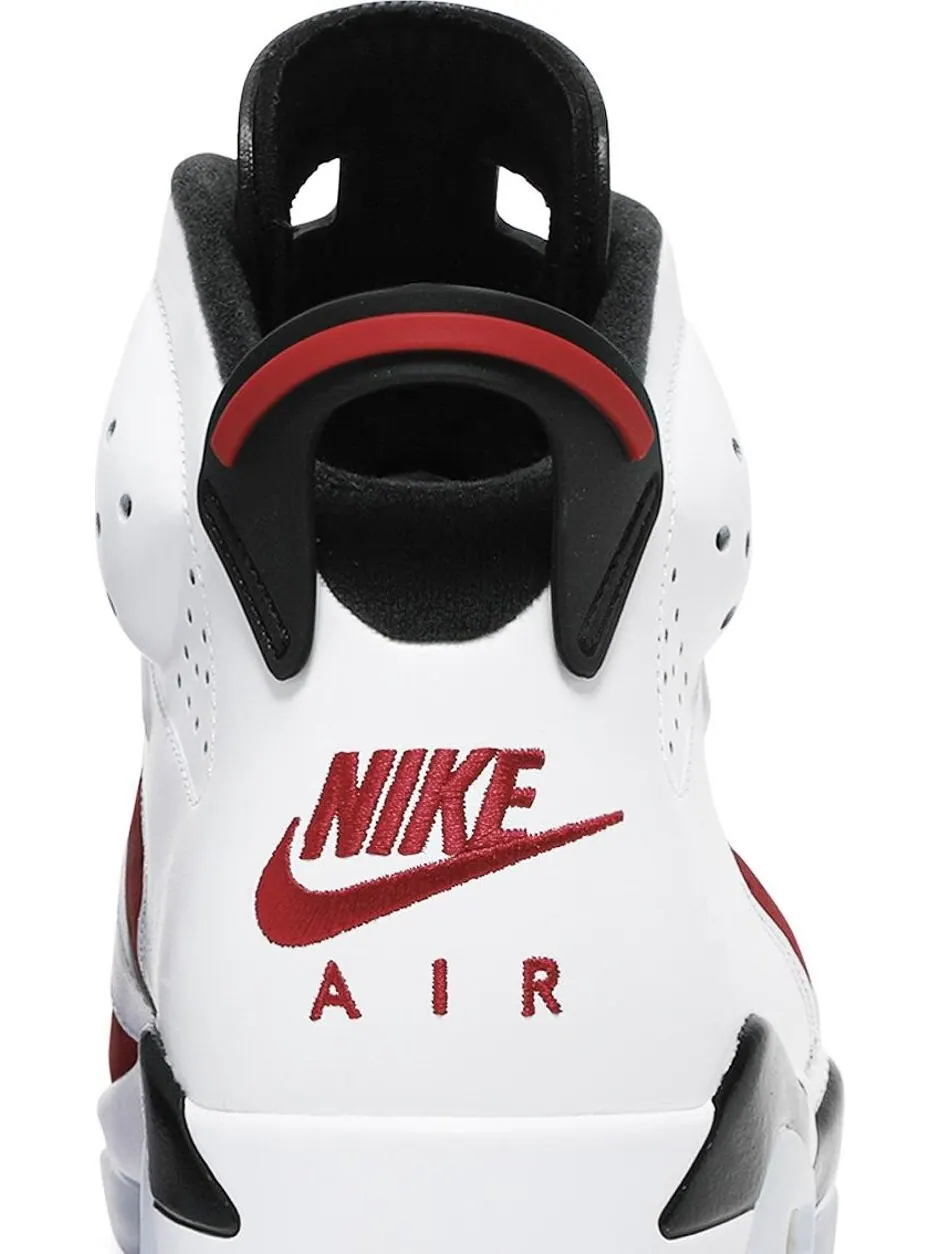 Кроссовки Air Jordan 6 Retro OG Carmine 2021 — изображение 7 из 8, белый