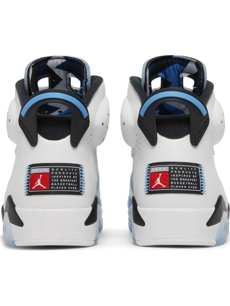 Кроссовки Air Jordan 6 Retro UNC Home — изображение 6 из 8, синий