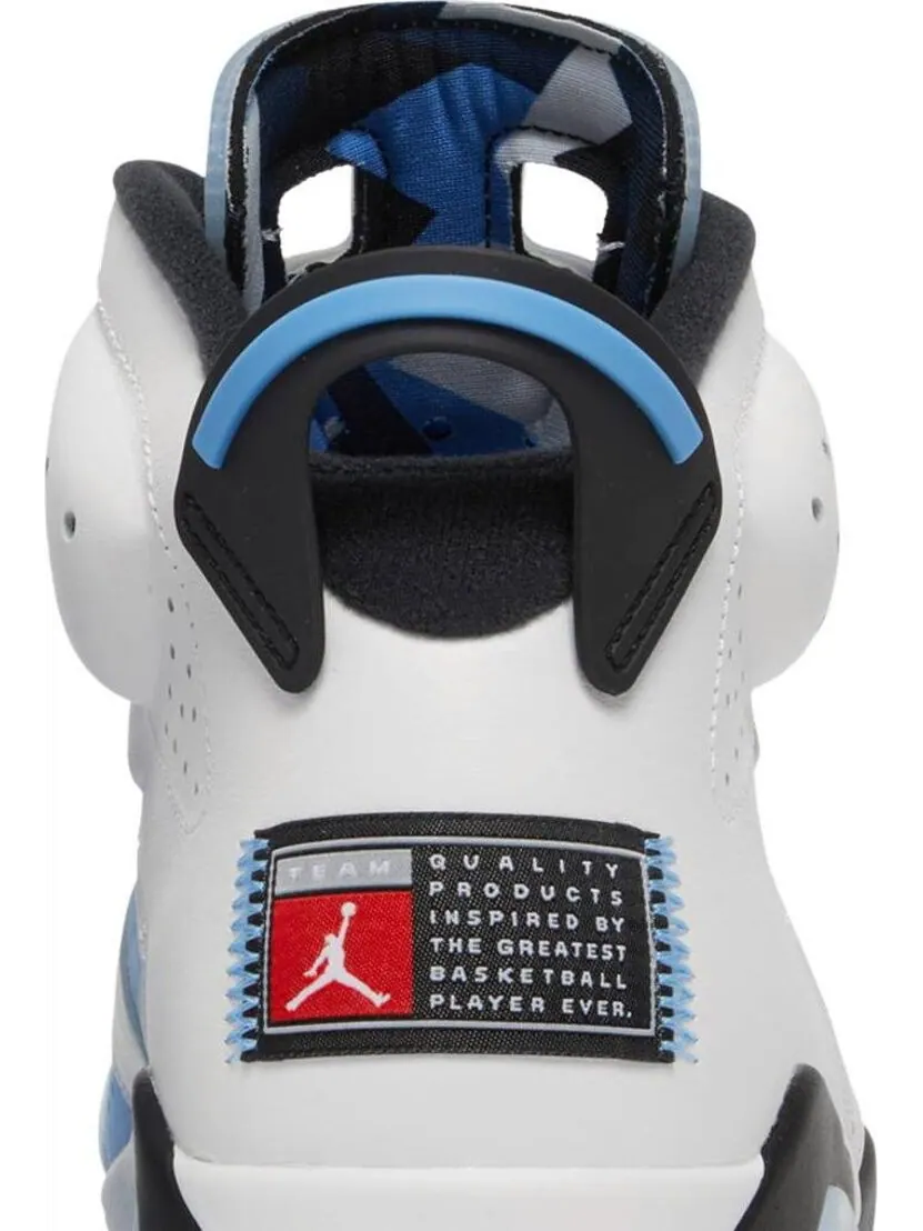 Кроссовки Air Jordan 6 Retro UNC Home — изображение 7 из 8, синий