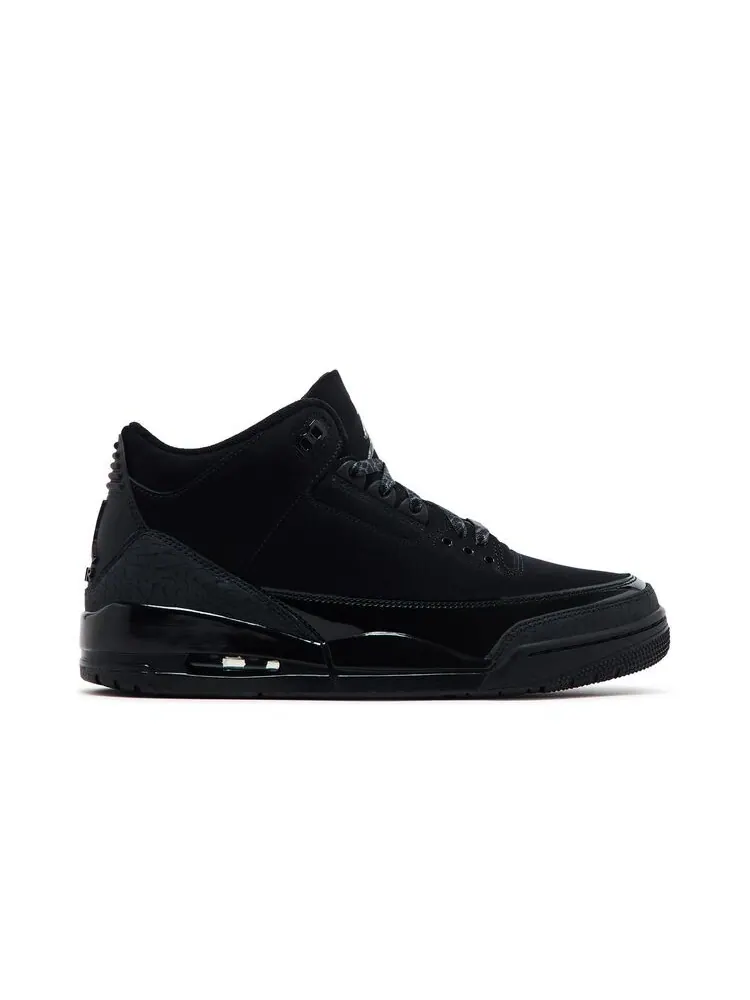 Кроссовки Air Jordan 3 Retro Black Cat2025 — изображение 1 из 6, черный