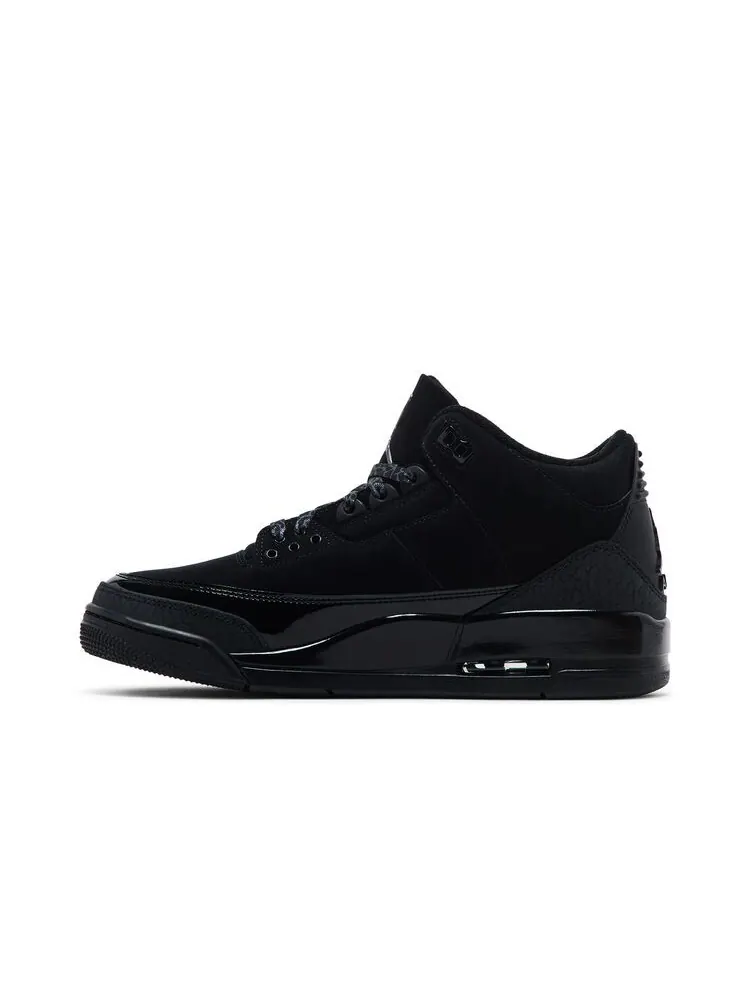 Кроссовки Air Jordan 3 Retro Black Cat2025 — изображение 3 из 6, черный