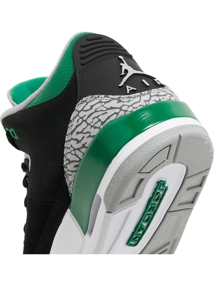 Кроссовки Air Jordan 3 Retro Pine Green — изображение 10 из 10, черный