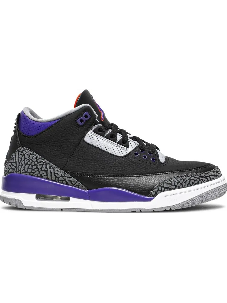 Кроссовки Air Jordan 3 Retro Court Purple — изображение 1 из 8, черный