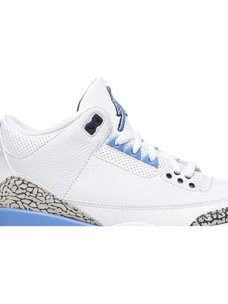 Кроссовки Air Jordan 3 Retro UNC — изображение 2 из 8, синий