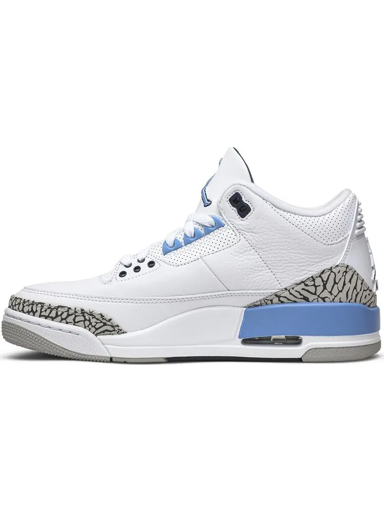 Кроссовки Air Jordan 3 Retro UNC — изображение 3 из 8, синий