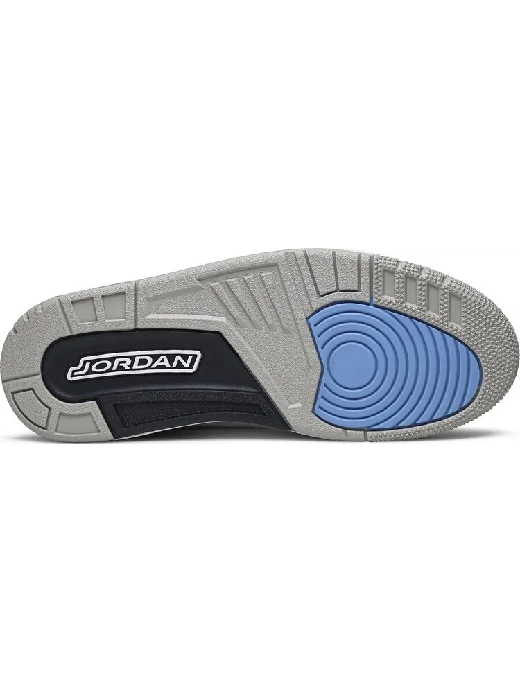 Кроссовки Air Jordan 3 Retro UNC — изображение 4 из 8, синий