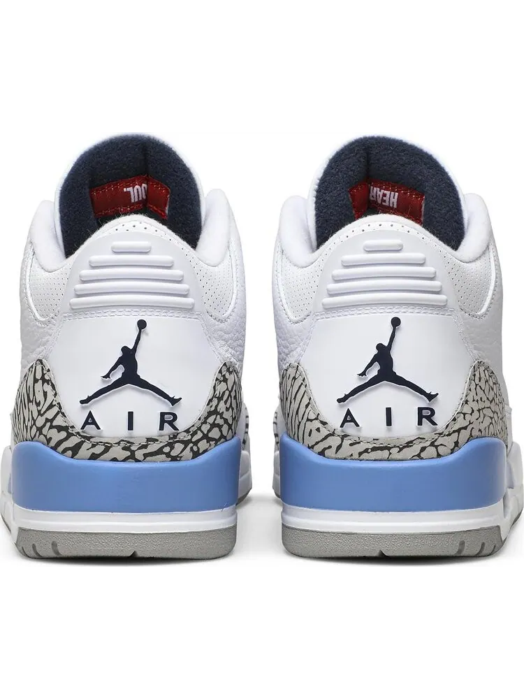 Кроссовки Air Jordan 3 Retro UNC — изображение 6 из 8, синий