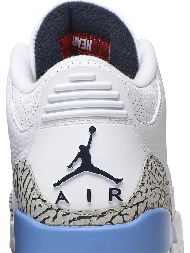 Кроссовки Air Jordan 3 Retro UNC — изображение 7 из 8, синий