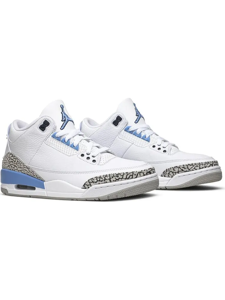 Кроссовки Air Jordan 3 Retro UNC — изображение 8 из 8, синий