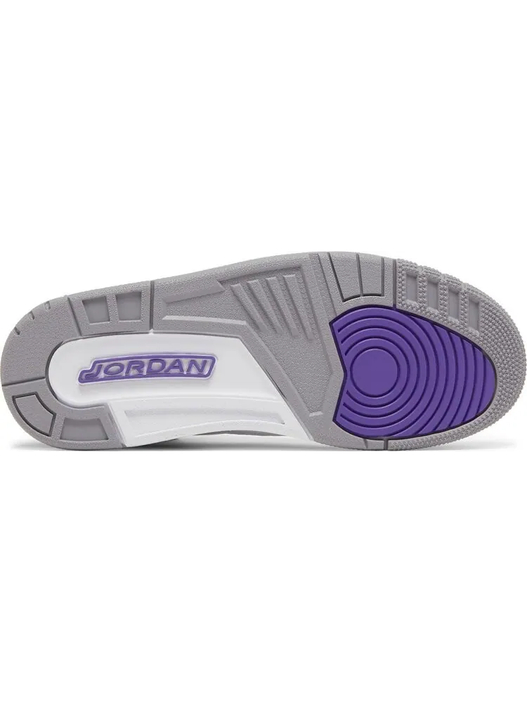 Кроссовки Air Jordan 3 Retro Dark Iris — изображение 4 из 10, белый