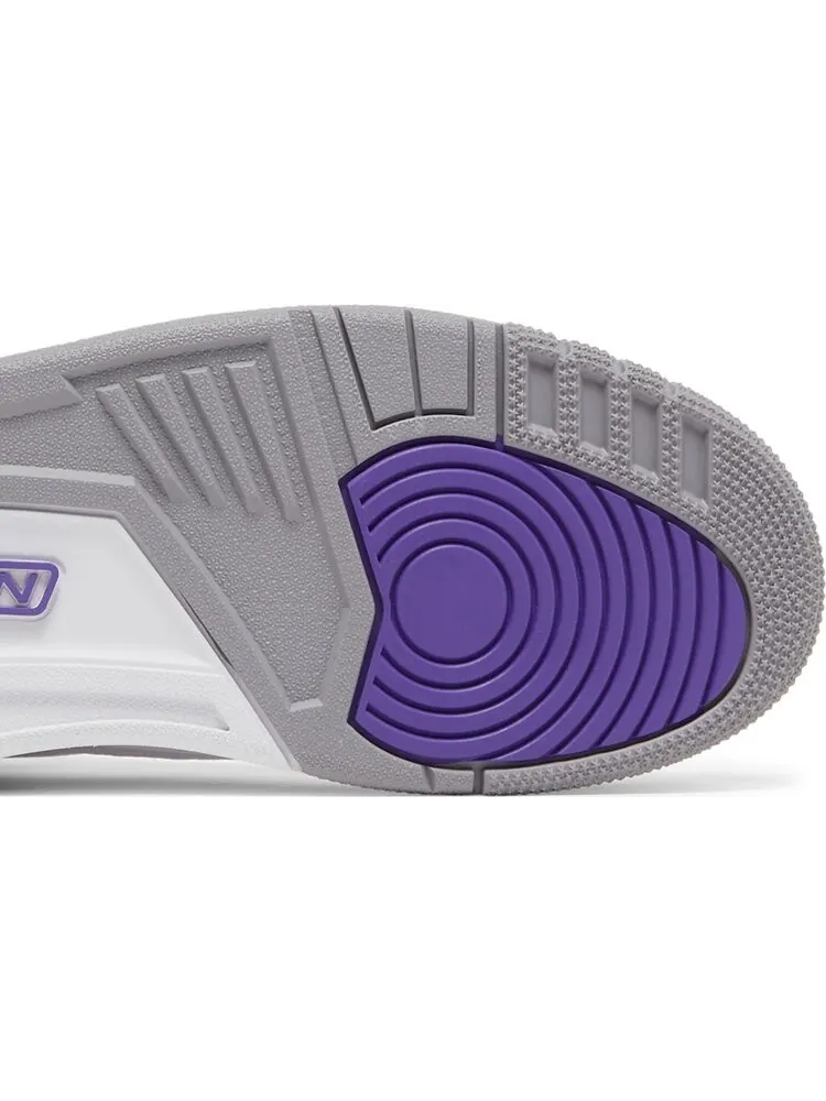Кроссовки Air Jordan 3 Retro Dark Iris — изображение 5 из 10, белый