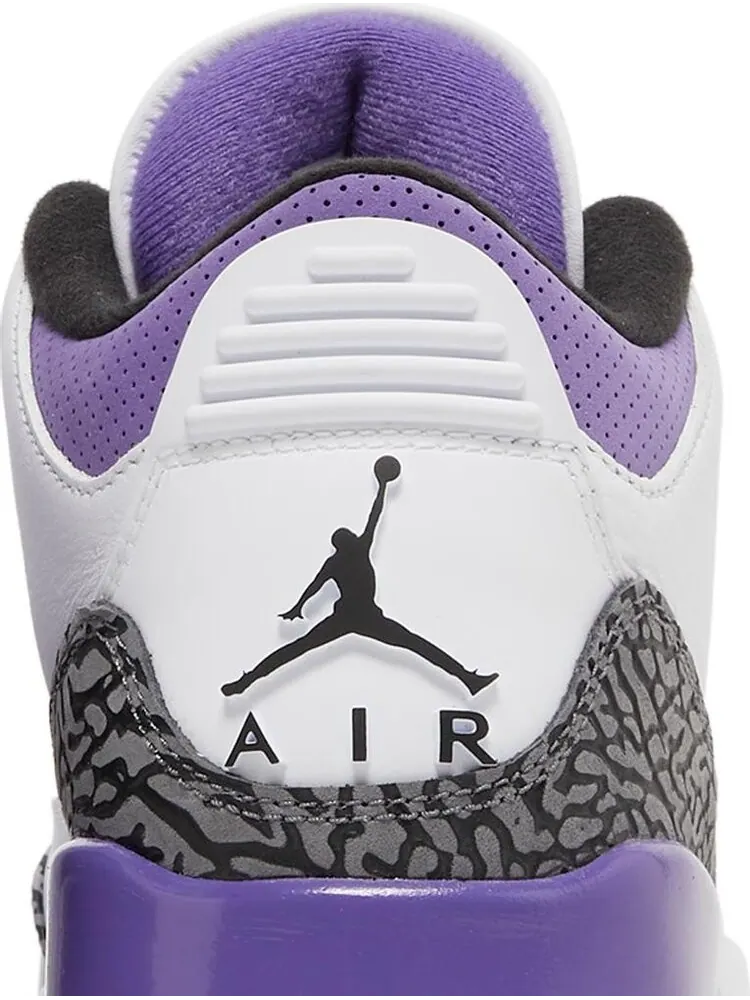 Кроссовки Air Jordan 3 Retro Dark Iris — изображение 7 из 10, белый
