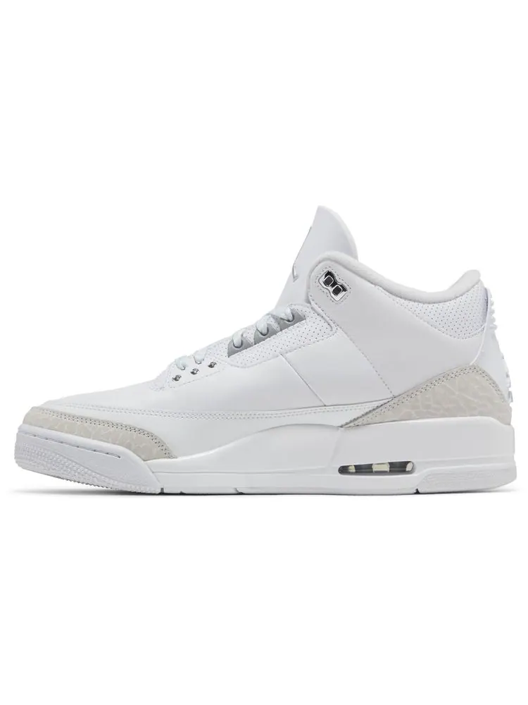 Кроссовки Air Jordan 3 Retro 'Pure Money' — изображение 3 из 8, белый