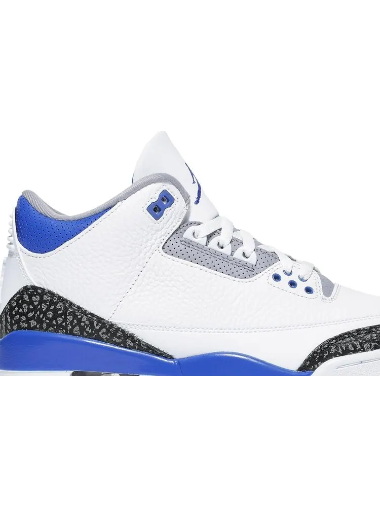 Кроссовки Air Jordan 3 Retro Racer Blue — изображение 2 из 10, синий