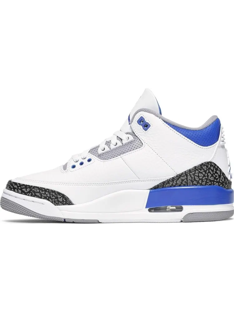 Кроссовки Air Jordan 3 Retro Racer Blue — изображение 3 из 10, синий