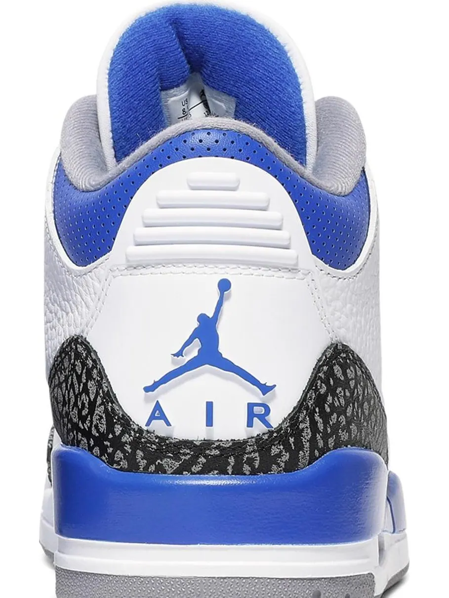 Кроссовки Air Jordan 3 Retro Racer Blue — изображение 7 из 10, синий
