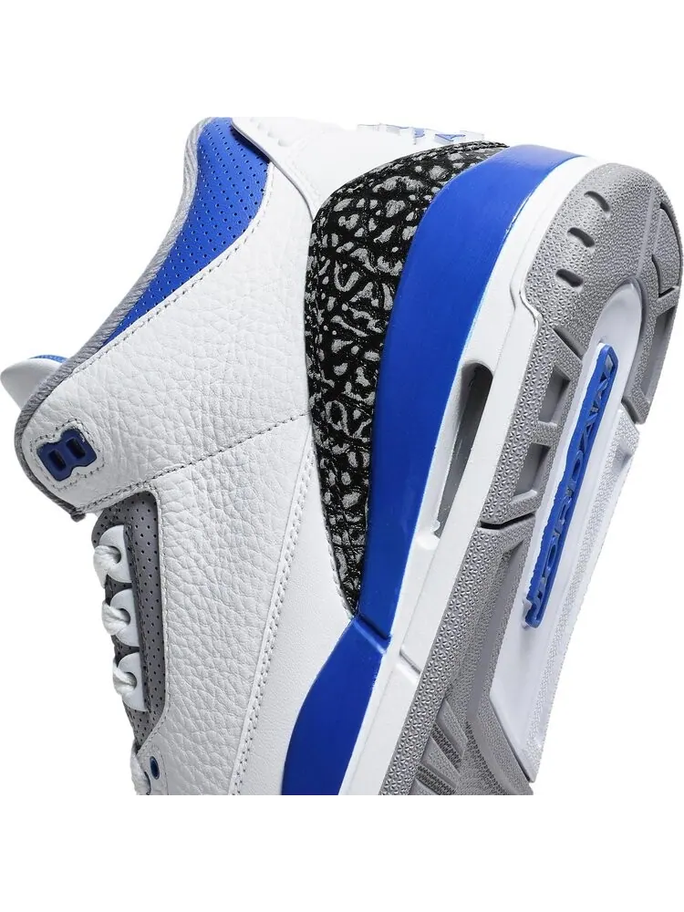 Кроссовки Air Jordan 3 Retro Racer Blue — изображение 9 из 10, синий