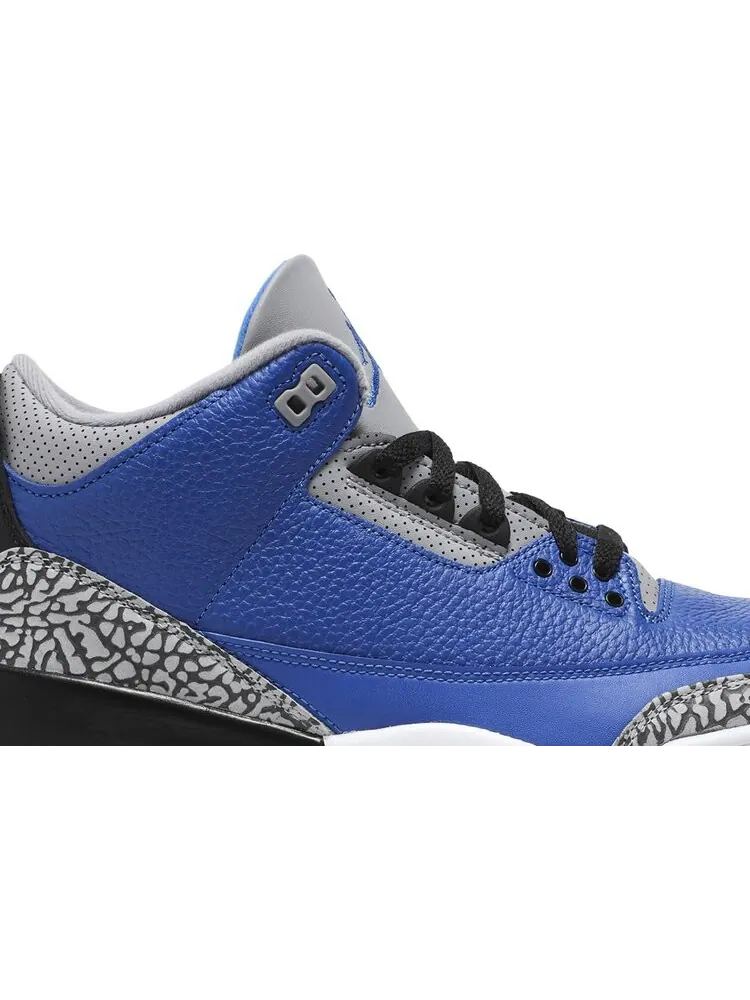 Кроссовки Air Jordan 3 Retro Varsity Royal — изображение 2 из 8, синий
