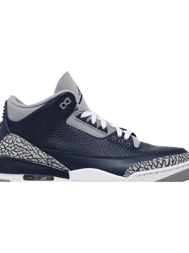 Кроссовки Air Jordan 3 Retro Georgetown — изображение 2 из 10, синий