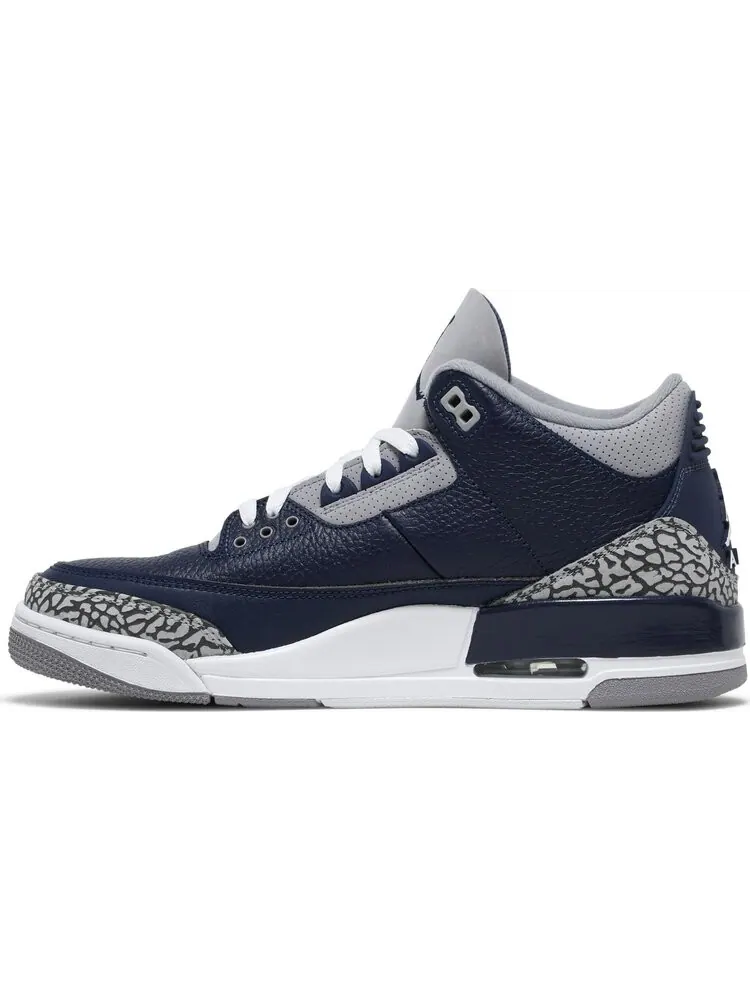 Кроссовки Air Jordan 3 Retro Georgetown — изображение 3 из 10, синий