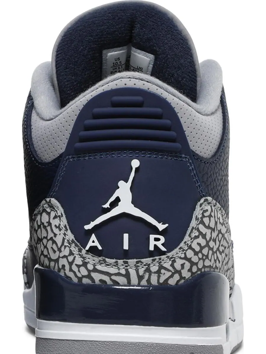 Кроссовки Air Jordan 3 Retro Georgetown — изображение 7 из 10, синий