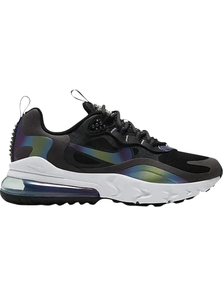 Кроссовки Nike Air Max 270 React GS 'Dark Smoke Grey Iridescent' — изображение 1 из 1, серый