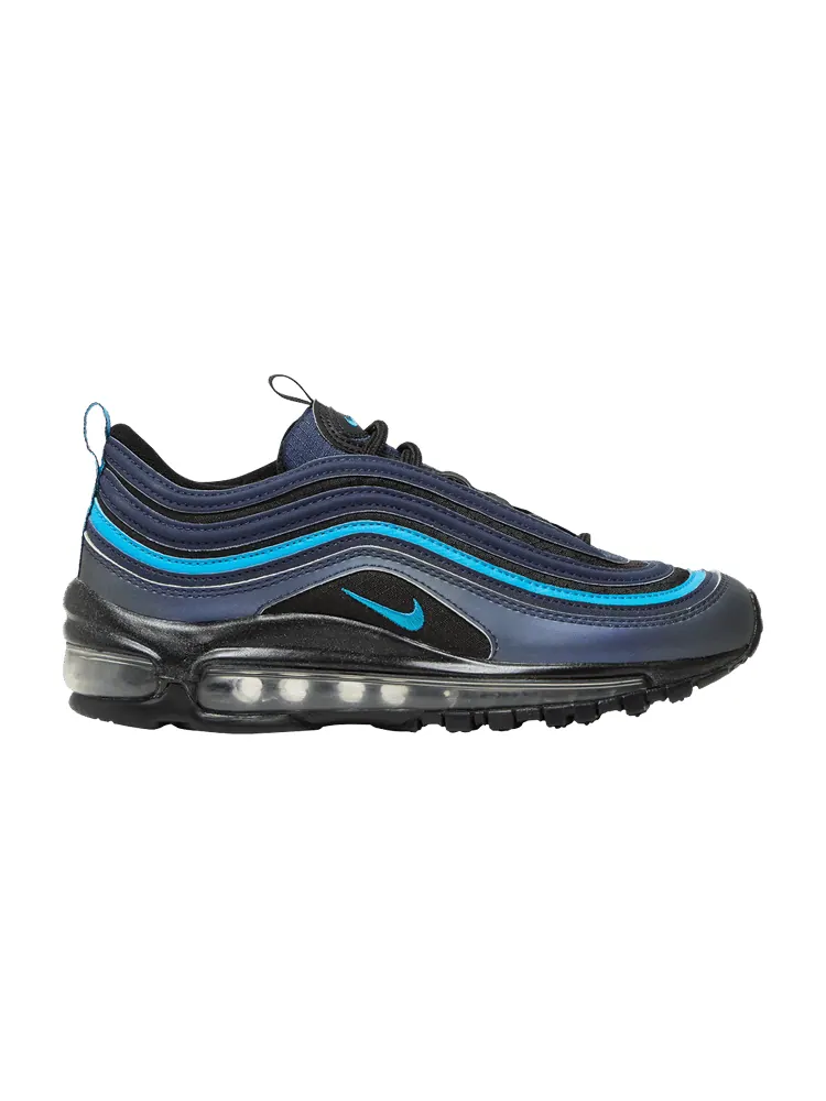 Кроссовки Nike Air Max 97 SE GS 'Blackened Blue' — изображение 1 из 9, синий/черный/синий