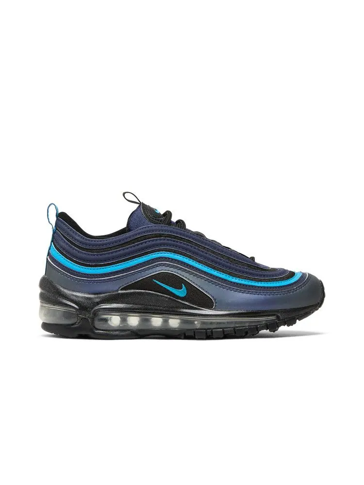 Кроссовки Nike Air Max 97 SE GS 'Blackened Blue' — изображение 2 из 9, синий/черный/синий