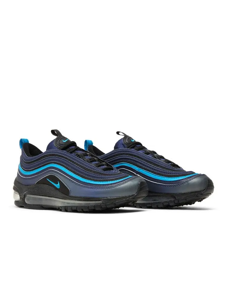 Кроссовки Nike Air Max 97 SE GS 'Blackened Blue' — изображение 9 из 9, синий/черный/синий