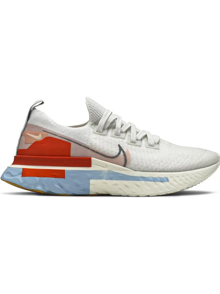 Кроссовки Nike Wmns React Infinity Run Flyknit 'Psychic Blue Coral' — изображение 1 из 8, белый