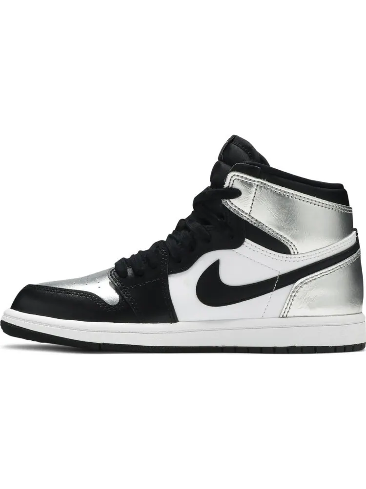 Кроссовки Air Jordan 1 Retro High OG PS Silver Toe — изображение 3 из 8, серебряный