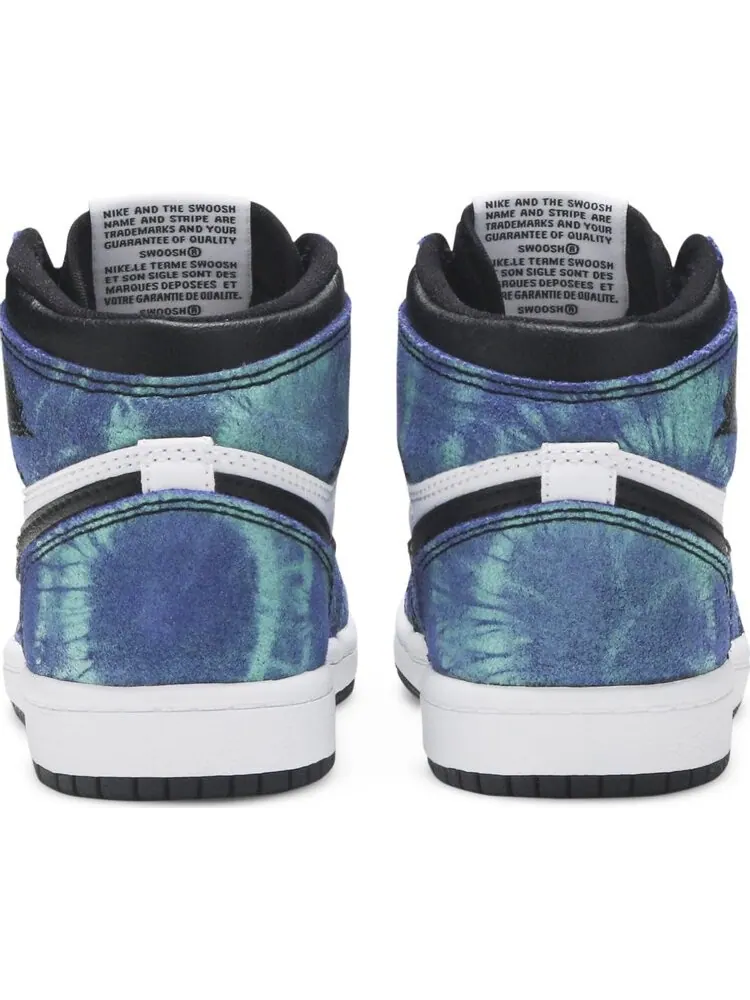 Кроссовки Air Jordan 1 Retro High OG PS Tie-Dye — изображение 6 из 8, зеленый