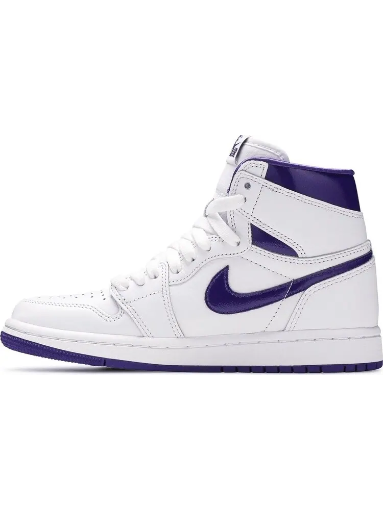 Кроссовки Air Jordan 1 Retro High OG PS Court Purple — изображение 3 из 8, белый