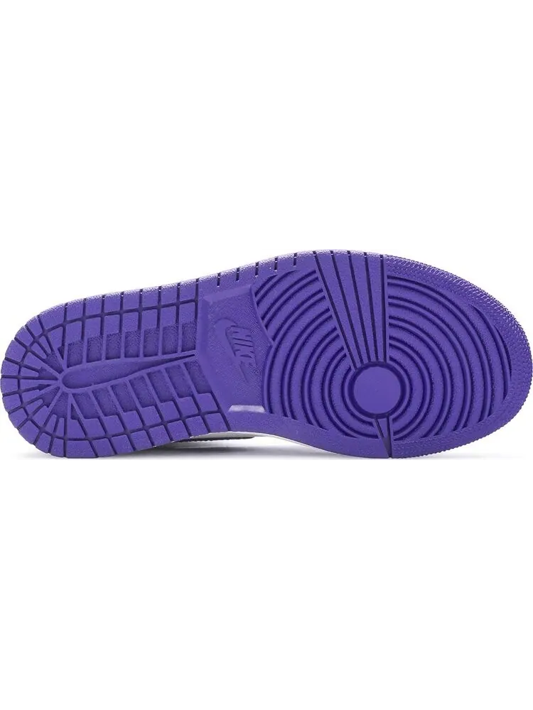 Кроссовки Air Jordan 1 Retro High OG PS Court Purple — изображение 4 из 8, белый