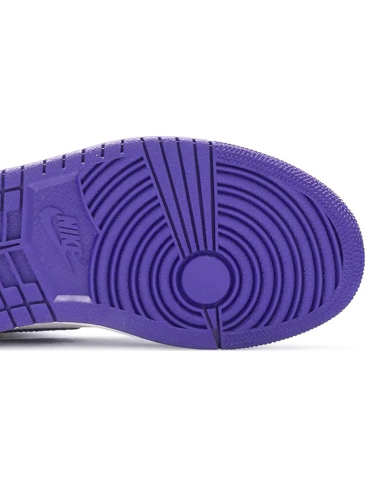 Кроссовки Air Jordan 1 Retro High OG PS Court Purple — изображение 5 из 8, белый