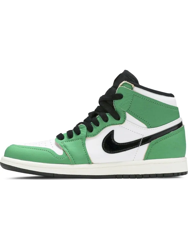 Кроссовки Air Jordan 1 Retro High OG PS Lucky Green — изображение 3 из 8, зеленый