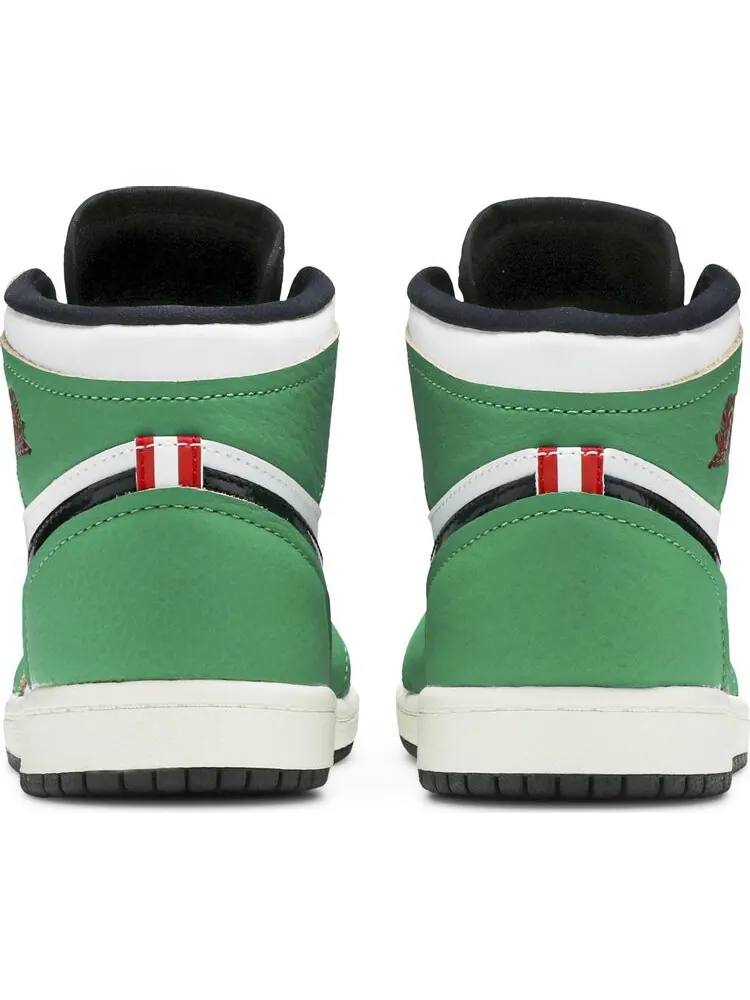 Кроссовки Air Jordan 1 Retro High OG PS Lucky Green — изображение 6 из 8, зеленый